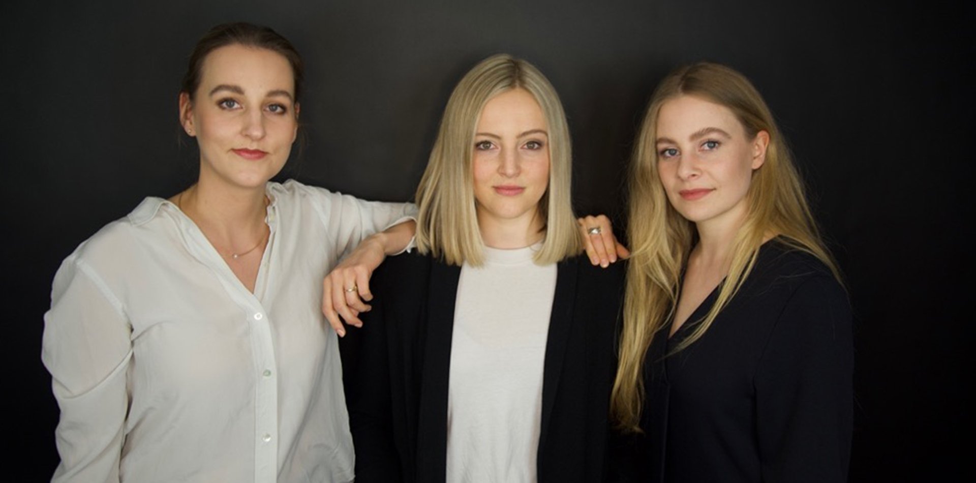Das Entwicklungs-Team von MONEYMOOD (Instagram): Luca, Jennifer und ich (v.r.n.l.)